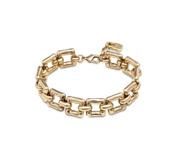 UNO de 50 Gold Plated Femme Fatale Square Link Bracelet