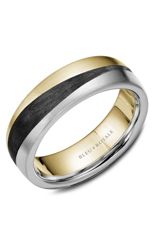 Bleu Royale 7mm Accent Wedding Band