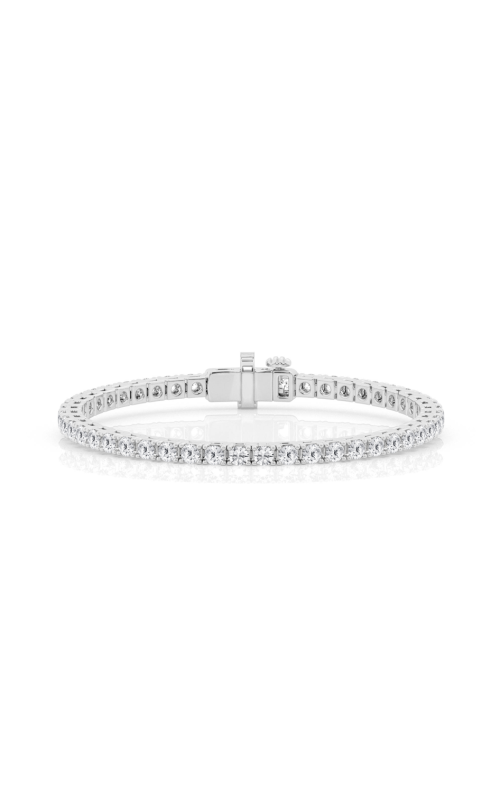 The Diamond Lab 10.08ctw Diamond Prong Line Set Bracelet