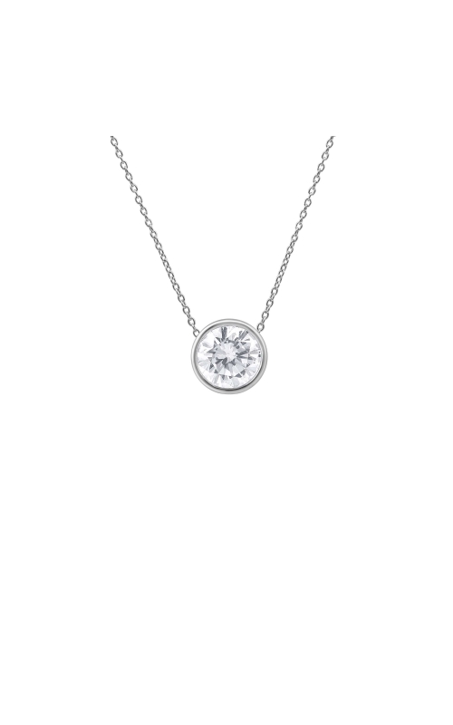 The Diamond Lab .50ct Diamond Bezel Pendant