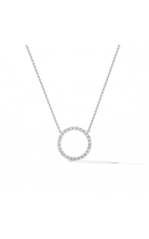 Hearts On Fire .69ctw Diamond Signature Circle Pendant - Large