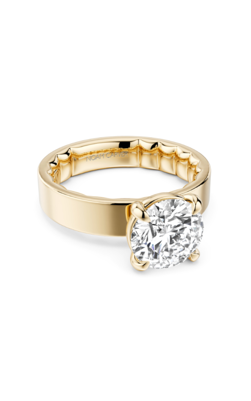 Noam Carver Luna 4MM Solitaire Engagement Ring