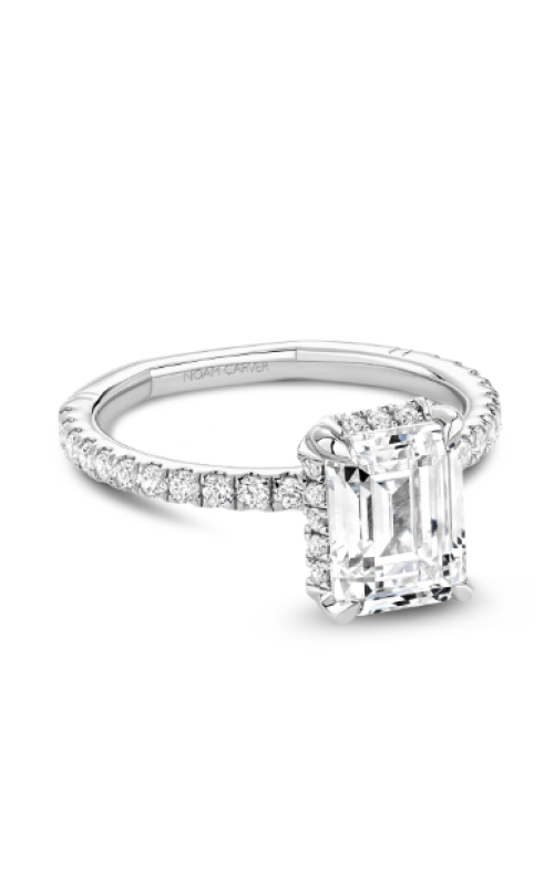 Noam Carver .42ctw Diamond Halo Engagement Ring