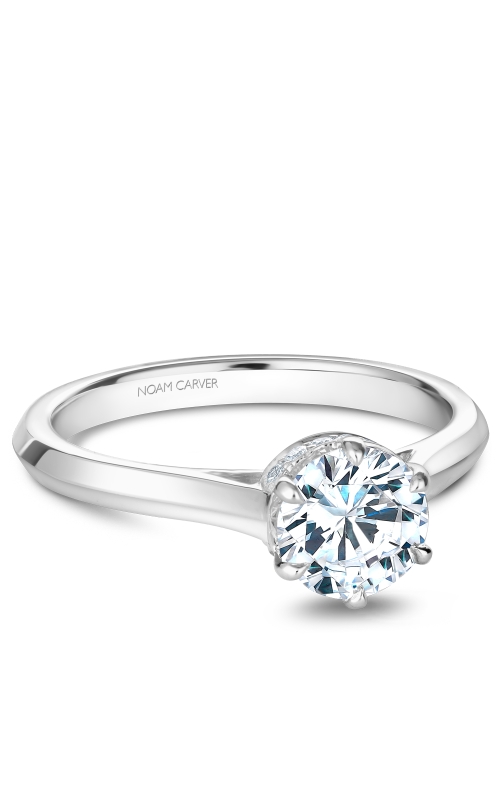 Noam Carver 0.07ctw Diamond Solitaire Engagement Ring Mounting