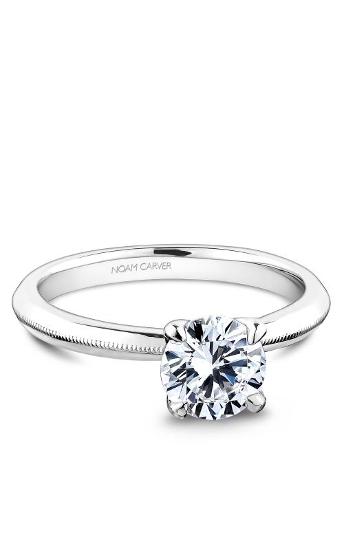Noam Carver 0.05ctw Diamond Solitaire Engagement Ring Mounting