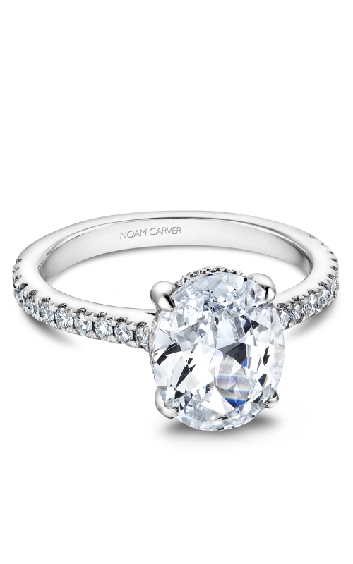 Noam Carver 0.32ctw Diamond Solitaire Engagement Ring Mounting