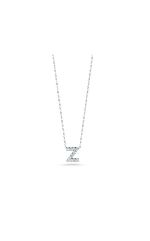 Roberto Coin Tiny Treasures 0.05ctw Diamond 'Z' Necklace