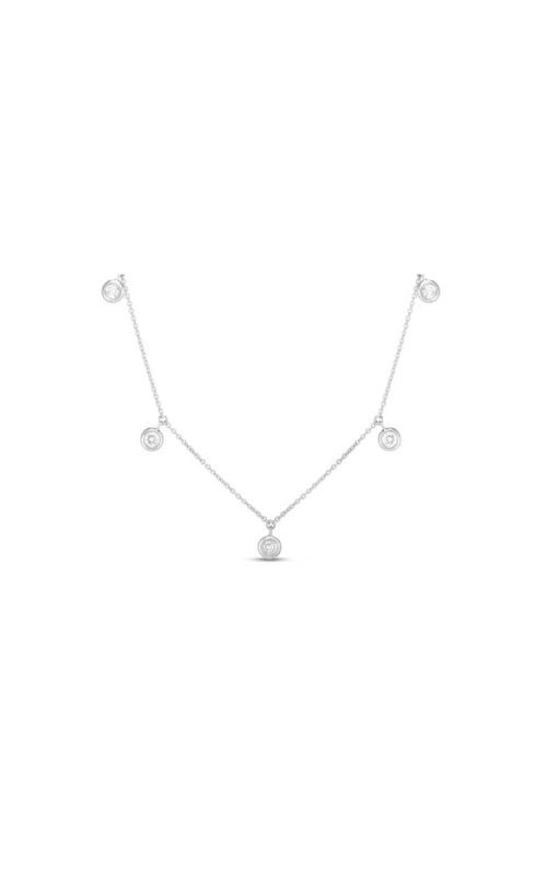 Roberto Coin 0.23ctw Diamond Drop Station Necklace