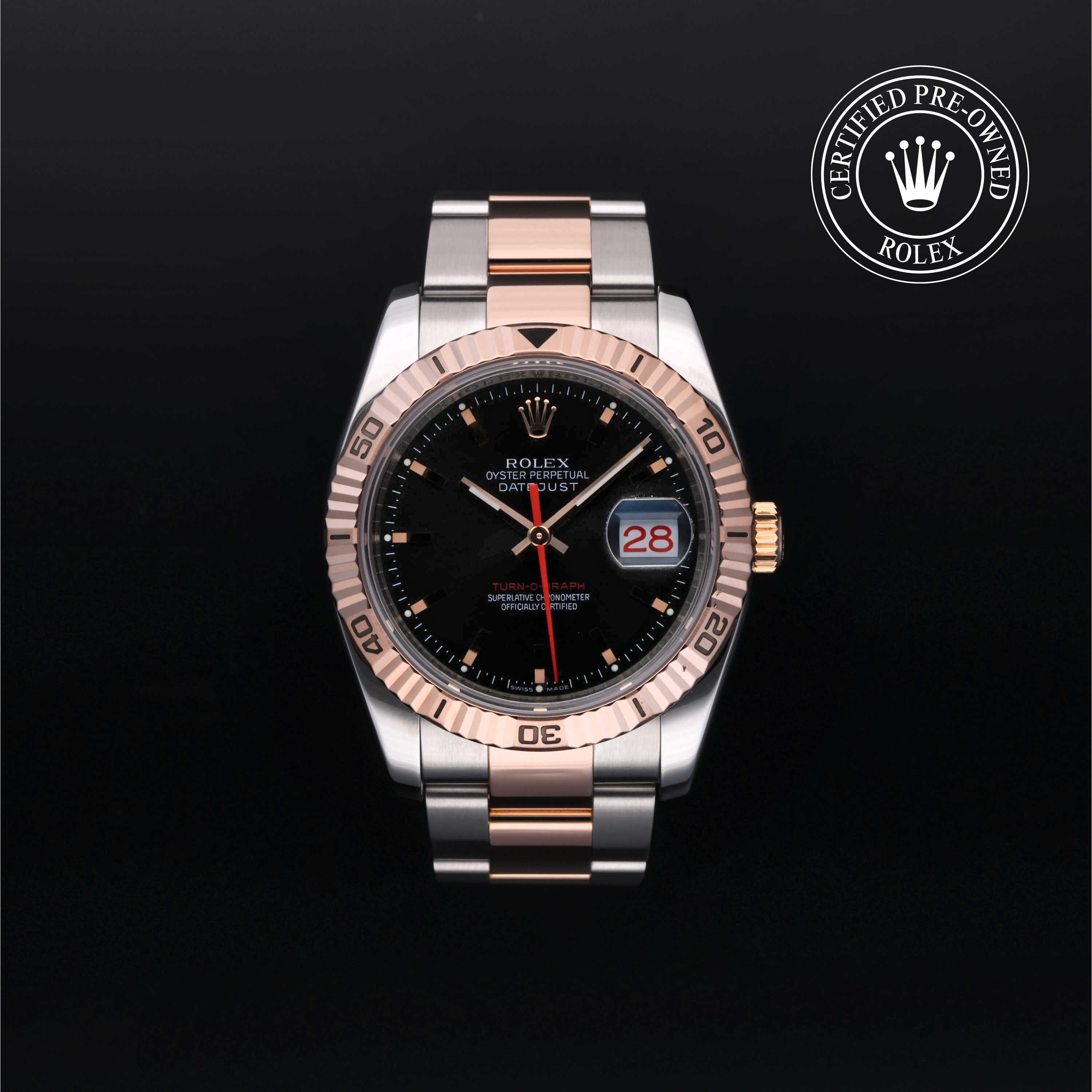 Rolex Turn-O-Graph in Rolesor 18 Karat Red M116261-0008 at James & Sons
