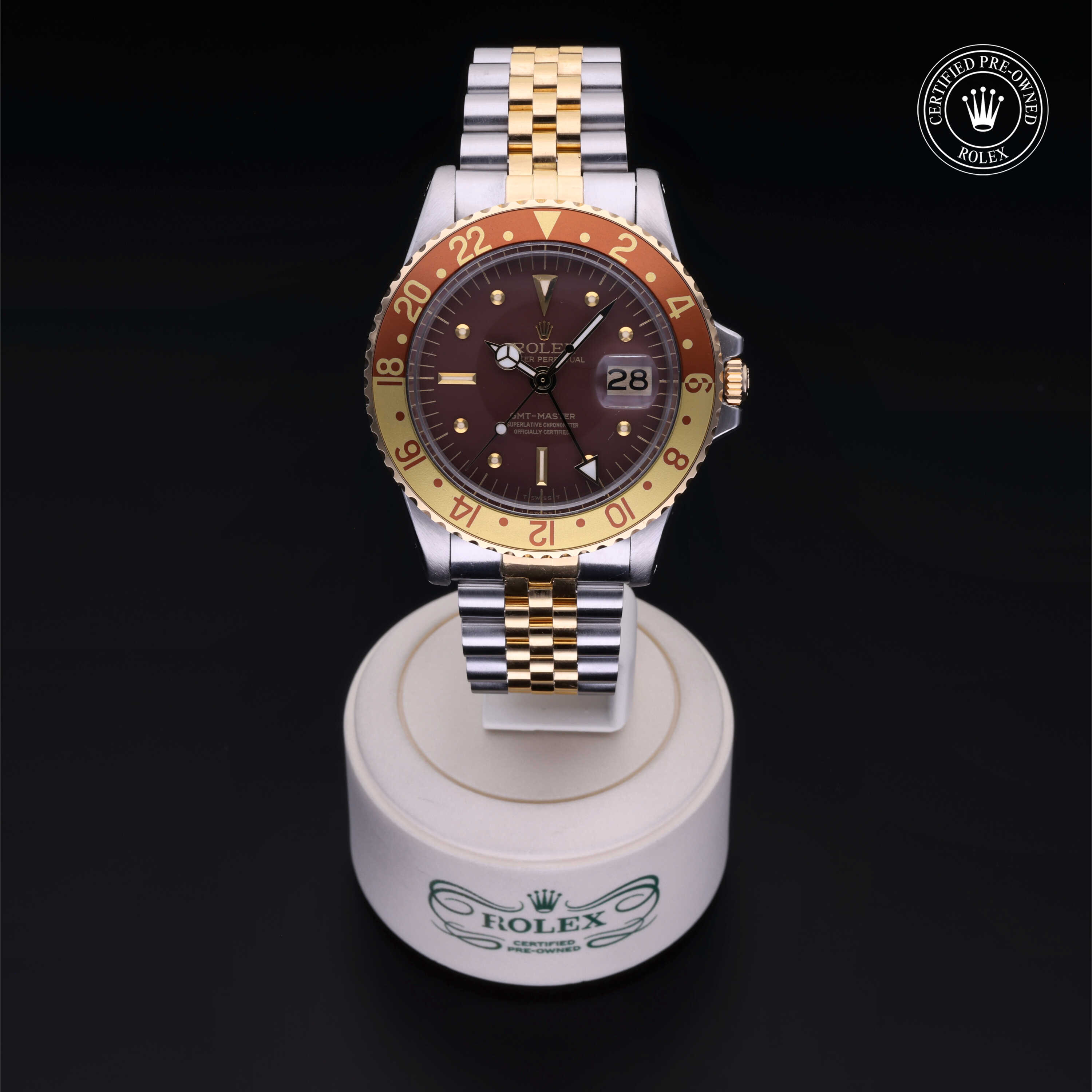 Rolex GMT-Master in Rolesor 18 Karat Yellow M1675/3 at James & Sons