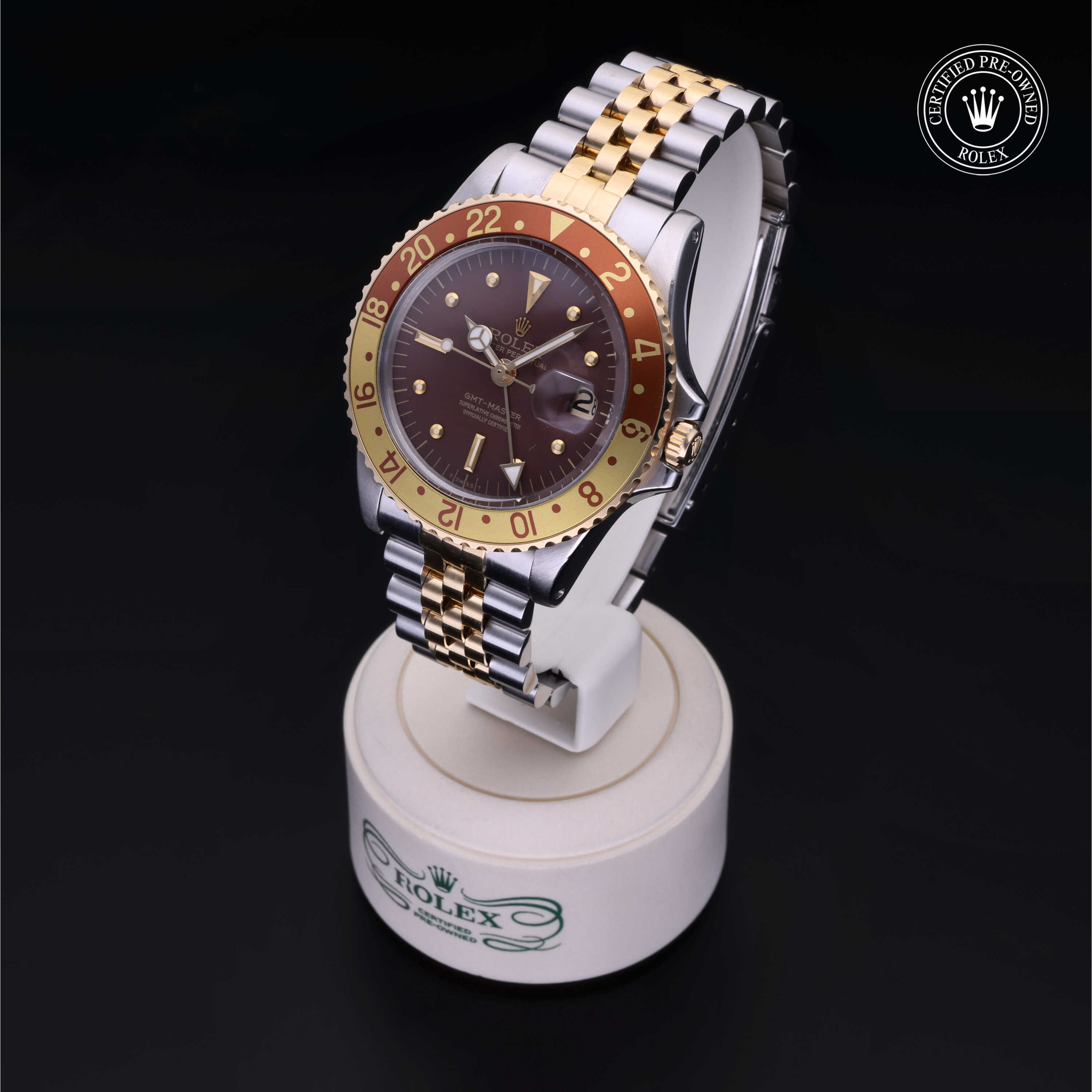 Rolex GMT-Master in Rolesor 18 Karat Yellow M1675/3 at James & Sons