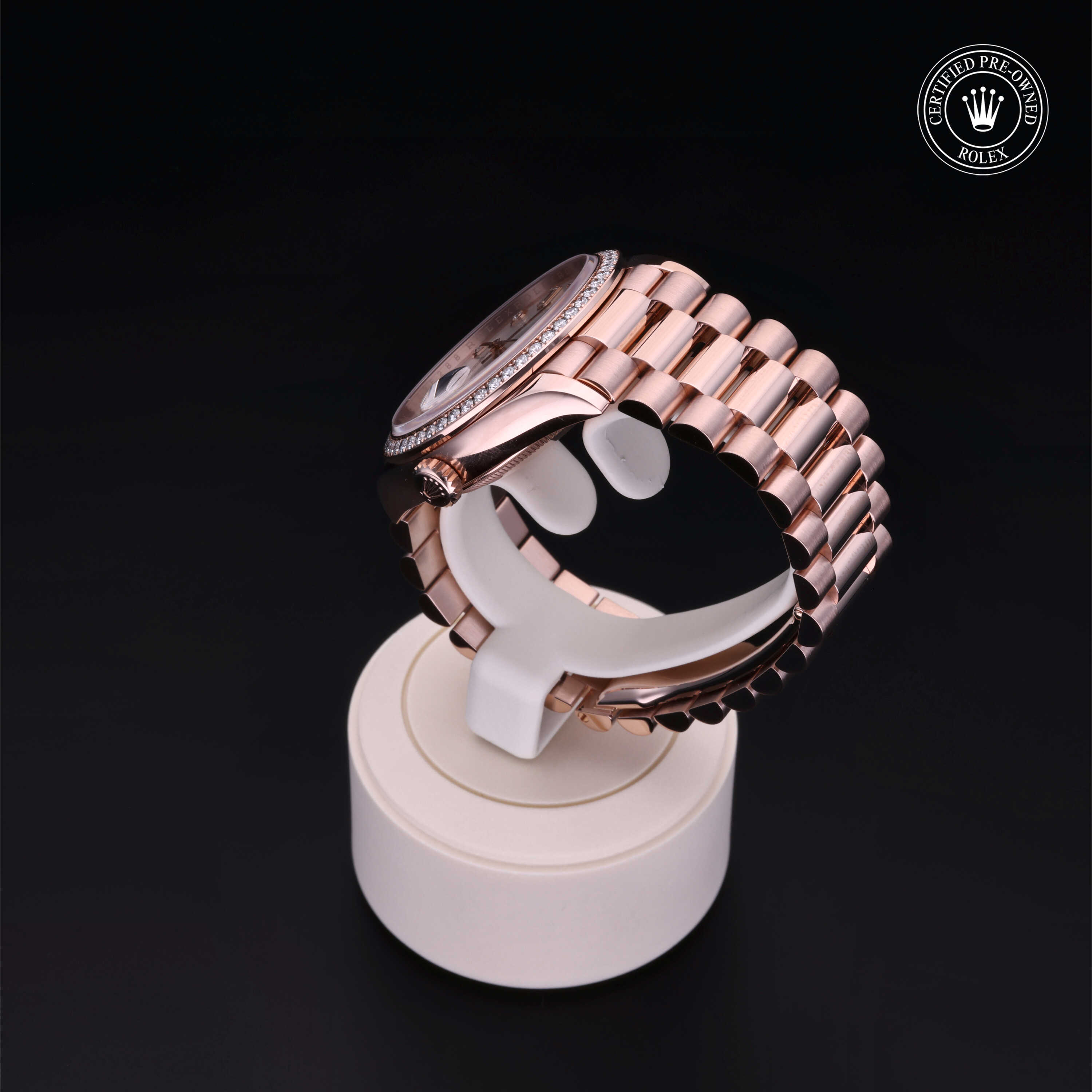 Rolex Day-Date in Gold 18 Karat Rose M128345RBR-0028 at James & Sons