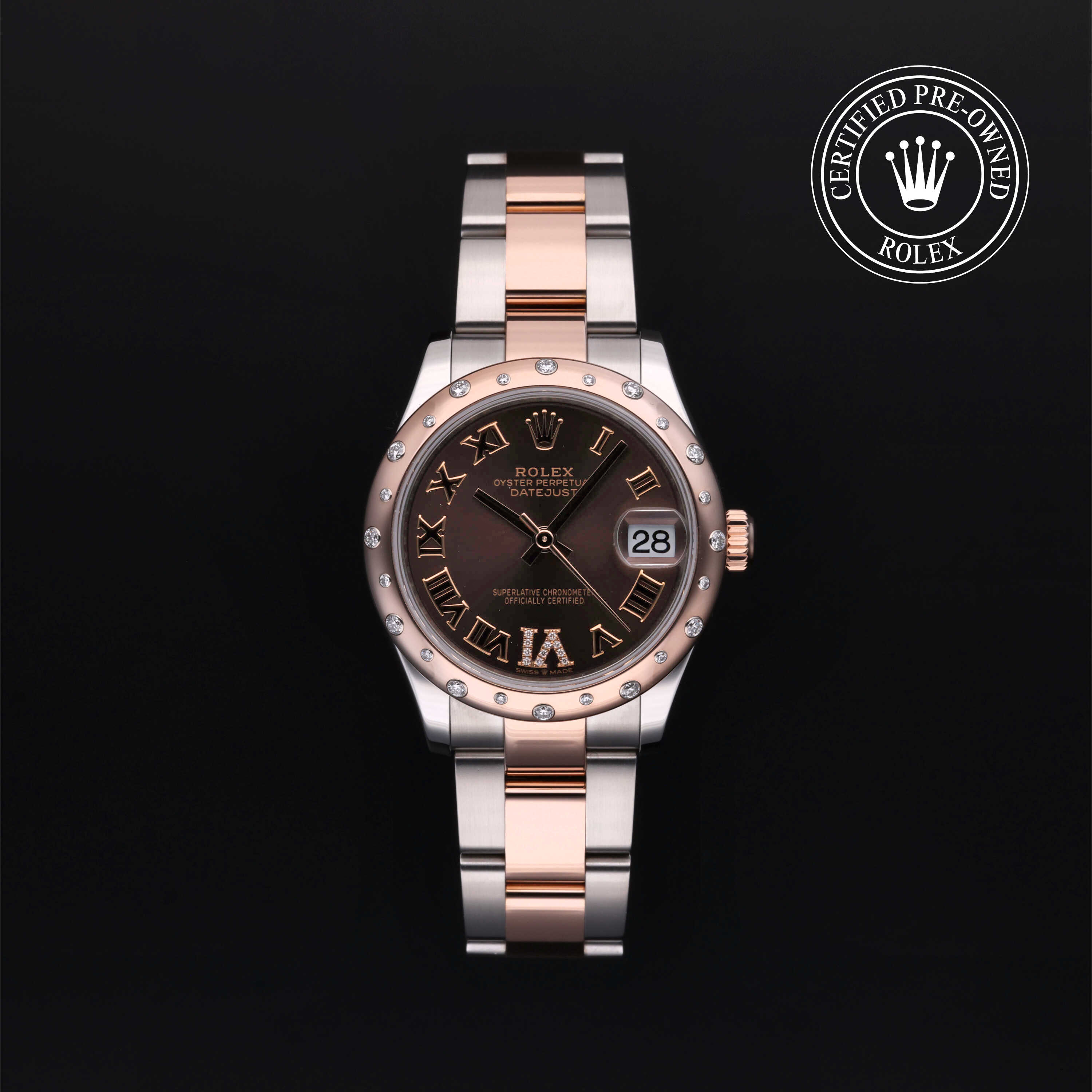 Rolex Datejust in Rolesor 18 Karat Rose M278341RBR-0003 at James & Sons
