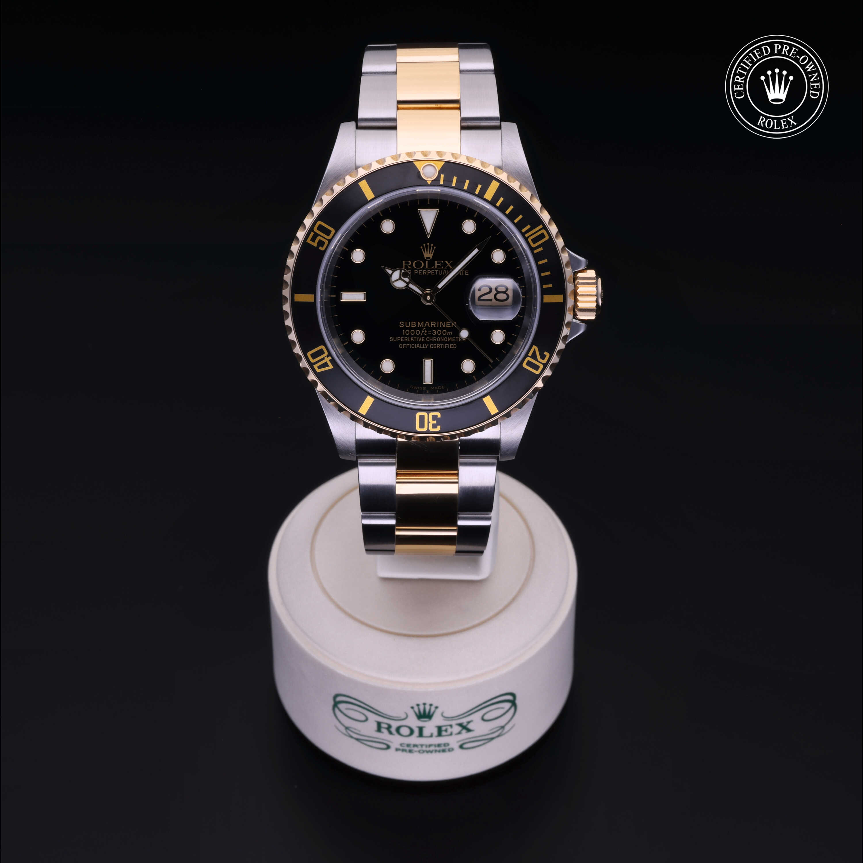 Rolex Submariner in Rolesor 18 Karat Yellow M16613LN-0005 at James & Sons