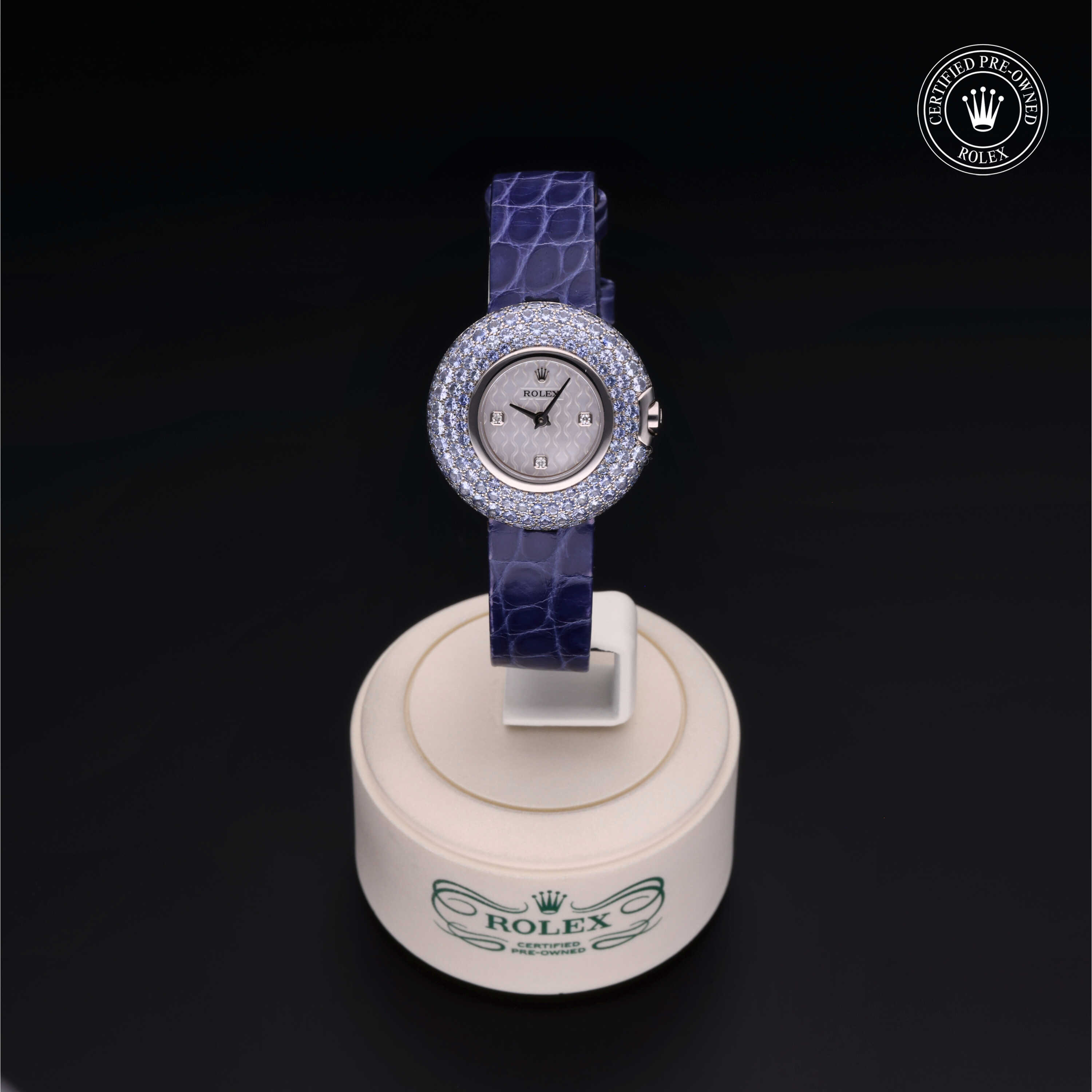 Rolex Cellini in Gold 18 Karat White M6201/9SACI-0001 at James & Sons