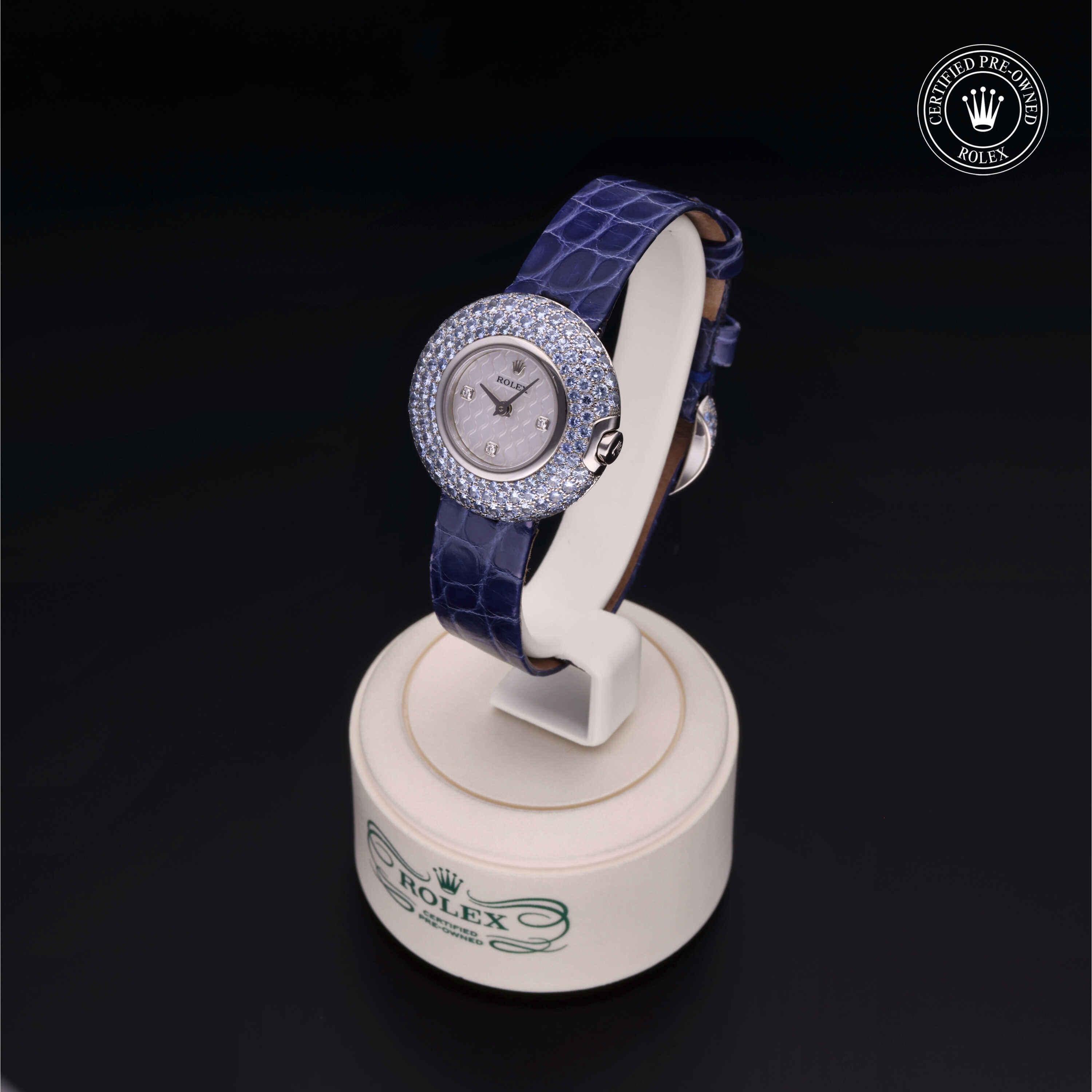 Rolex Cellini in Gold 18 Karat White M6201/9SACI-0001 at James & Sons