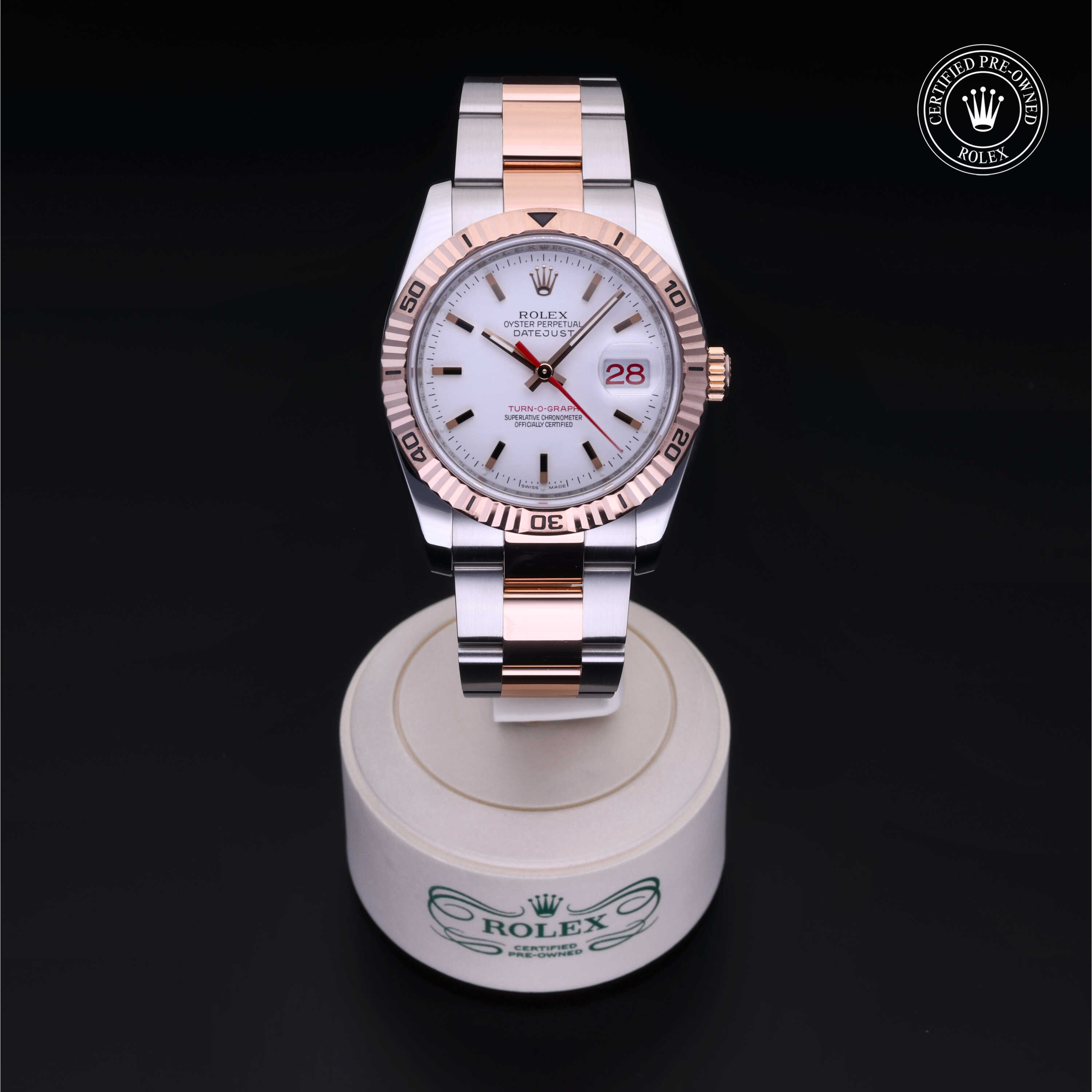 Rolex Turn-O-Graph in Rolesor 18 Karat Everose M116261-0012 at James & Sons