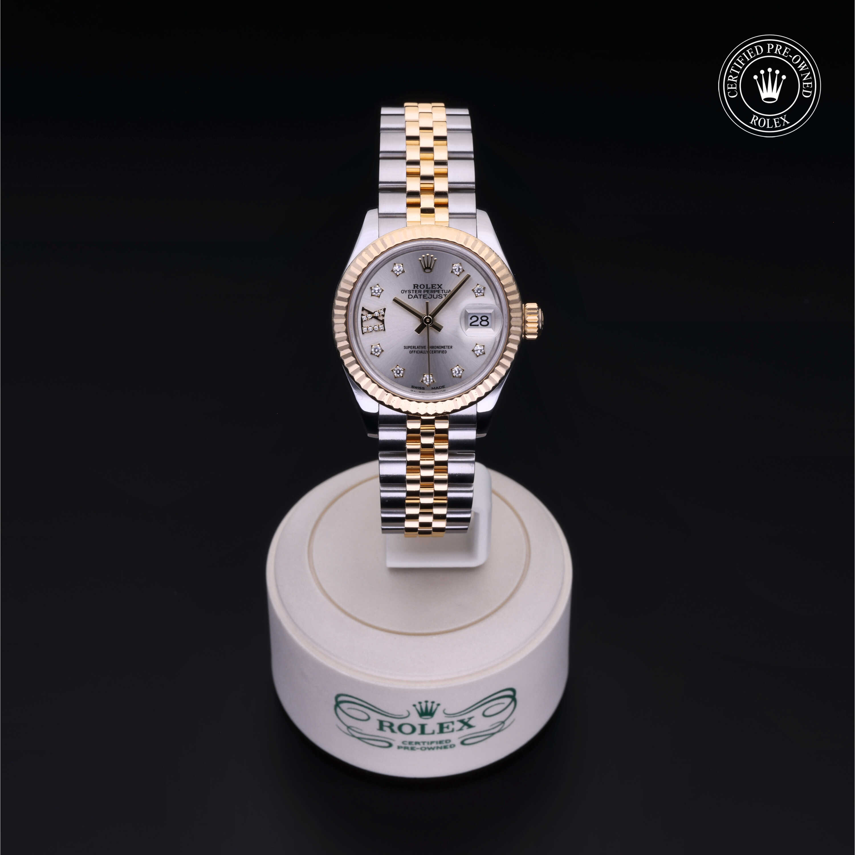 Rolex Lady-Datejust in Rolesor 18 Karat Yellow M279173-0003 at James & Sons