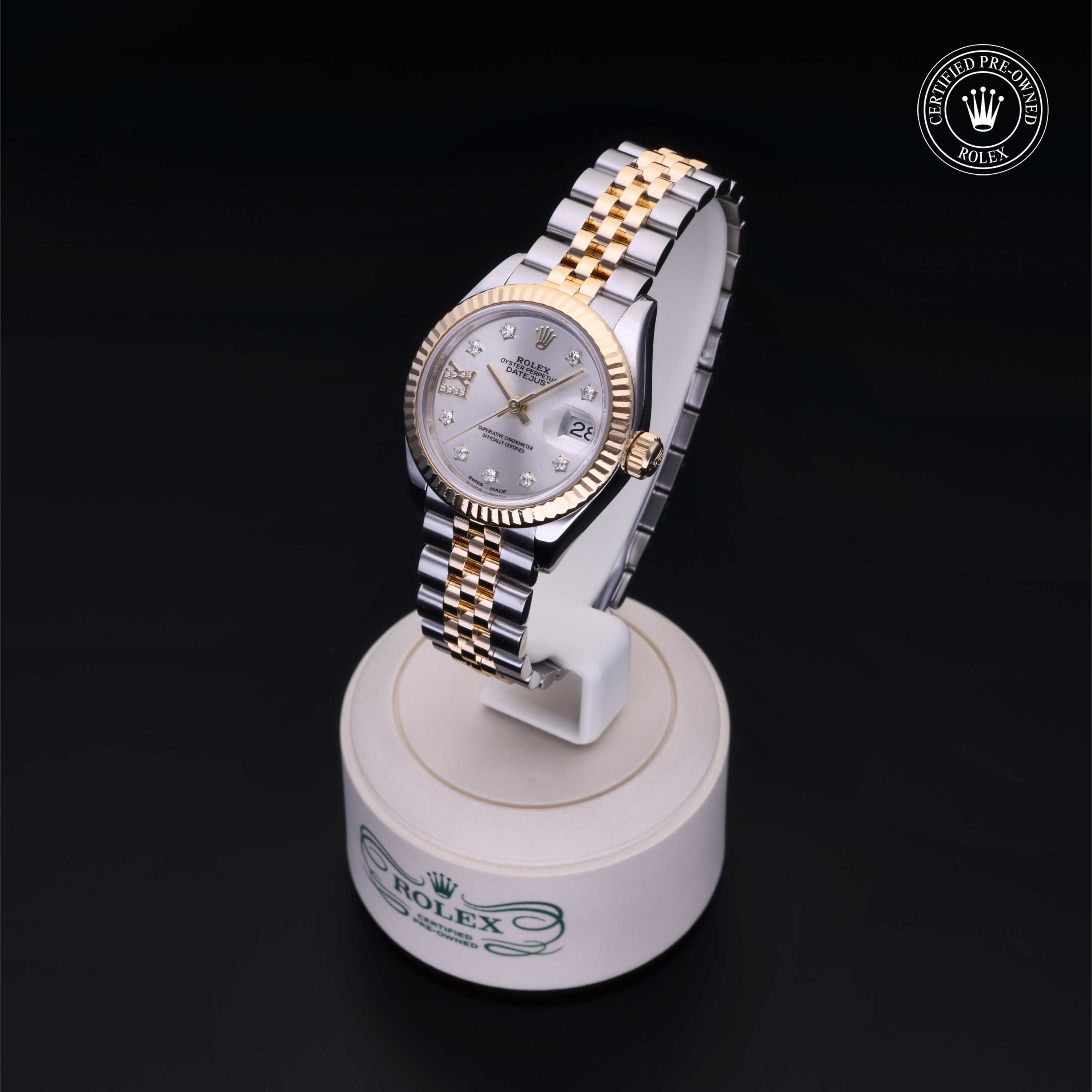 Rolex Lady-Datejust in Rolesor 18 Karat Yellow M279173-0003 at James & Sons