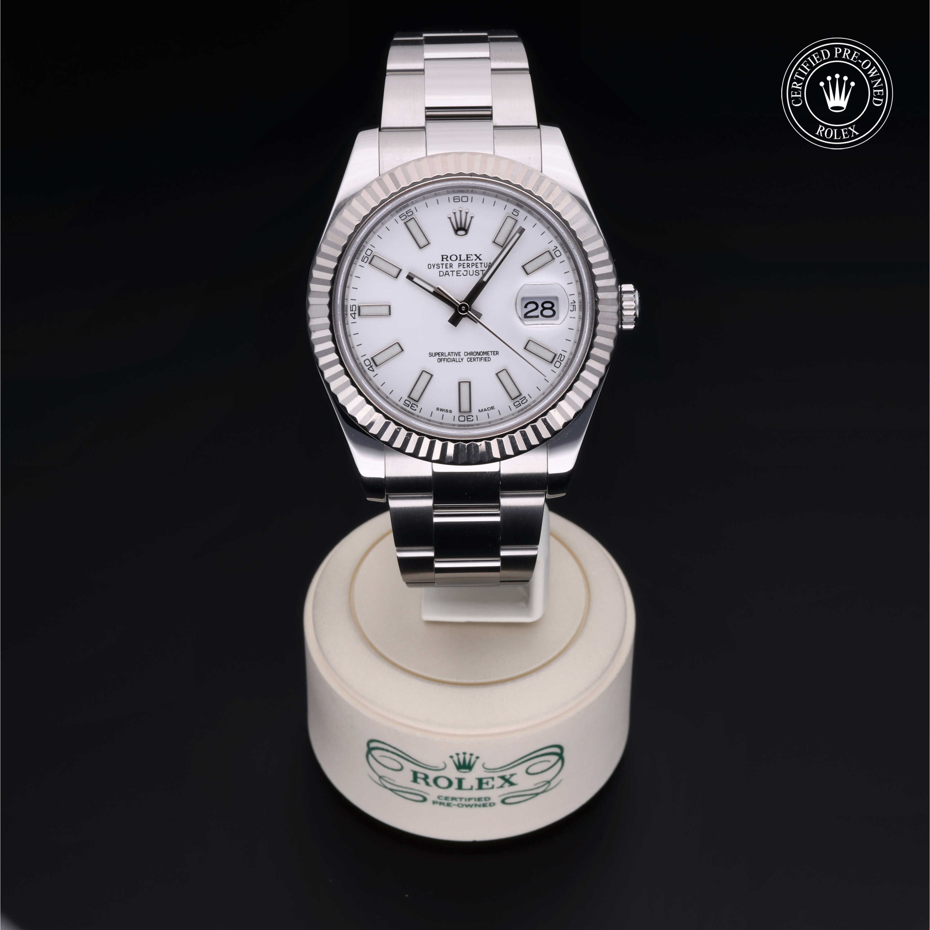 Rolex Datejust II in Rolesor 18 Karat White M116334-0006 at James & Sons