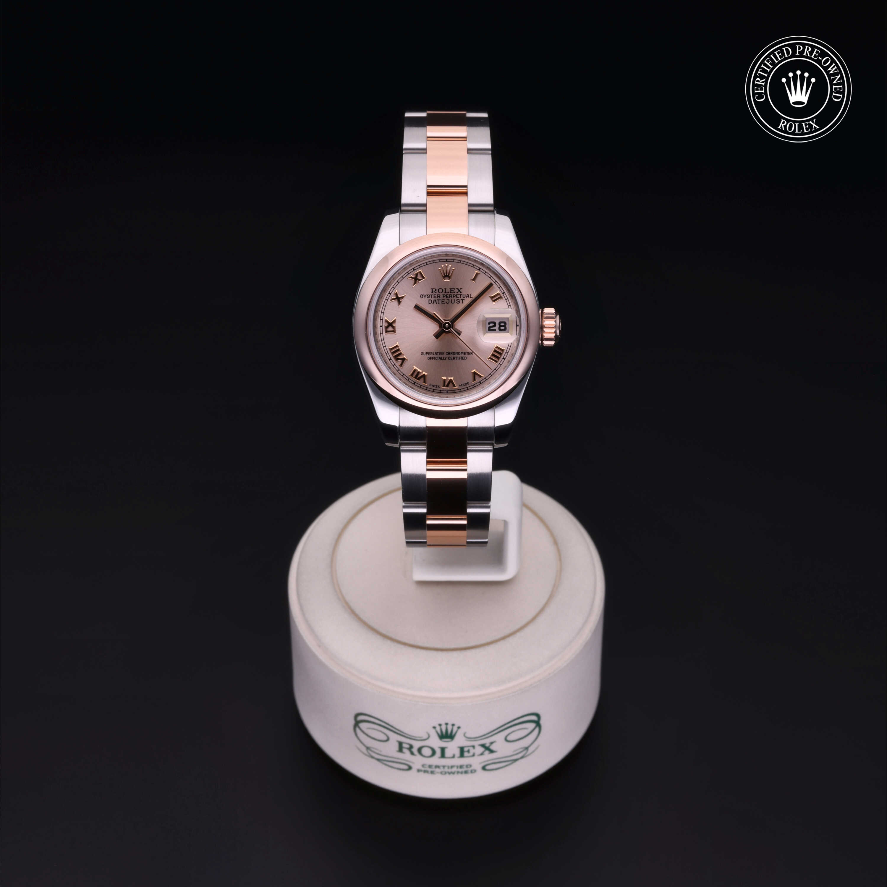 Rolex Lady-Datejust in Rolesor 18 Karat Everose M179161-0006 at James & Sons