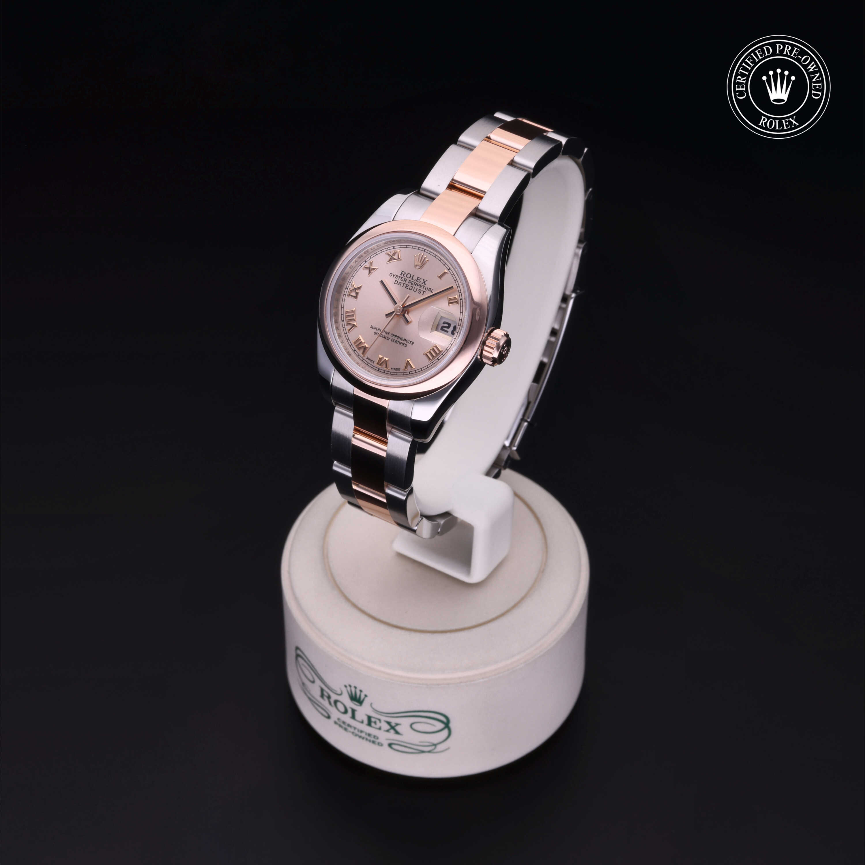 Rolex Lady-Datejust in Rolesor 18 Karat Everose M179161-0006 at James & Sons
