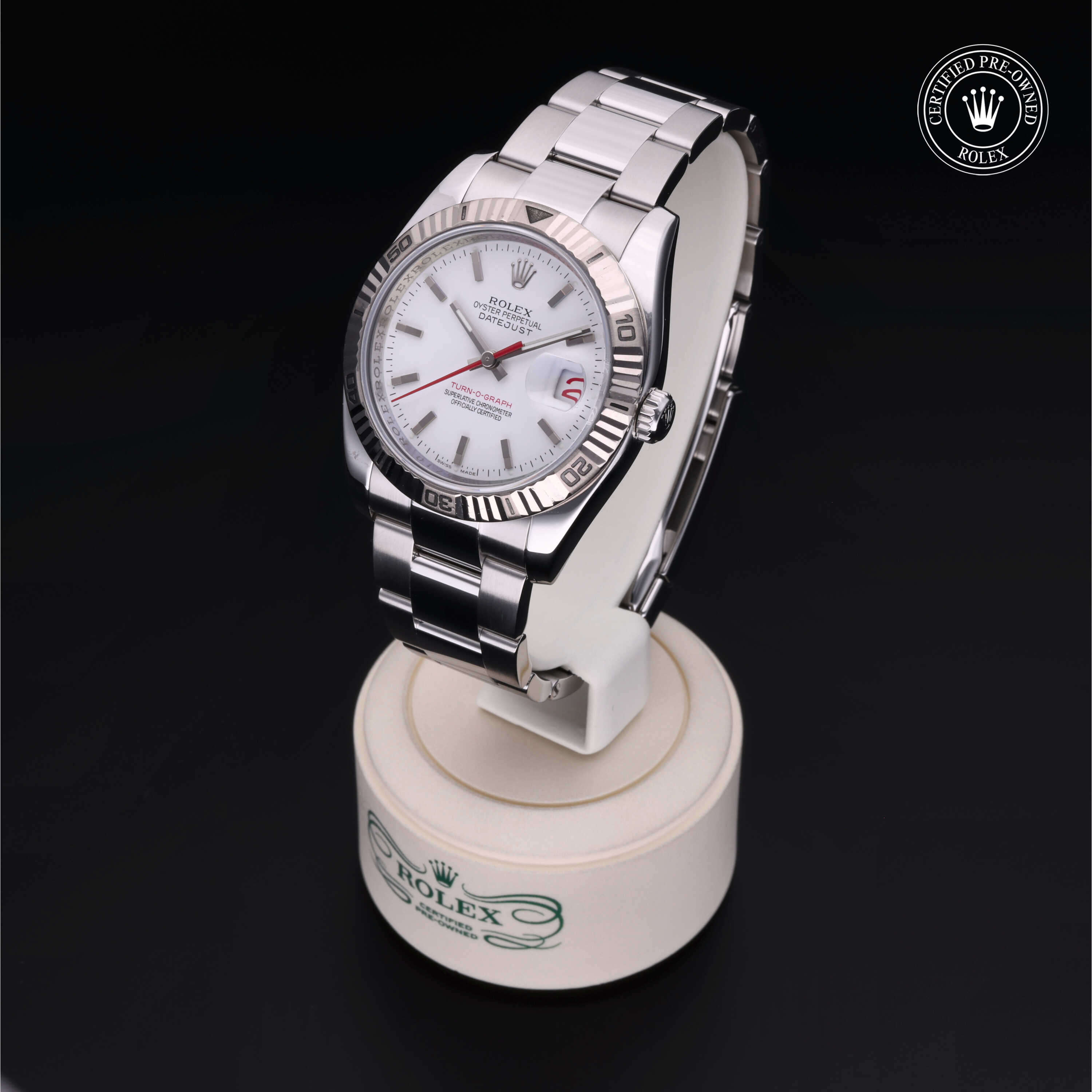 Rolex Turn-O-Graph in Rolesor 18 Karat White M116264-0012 at James & Sons