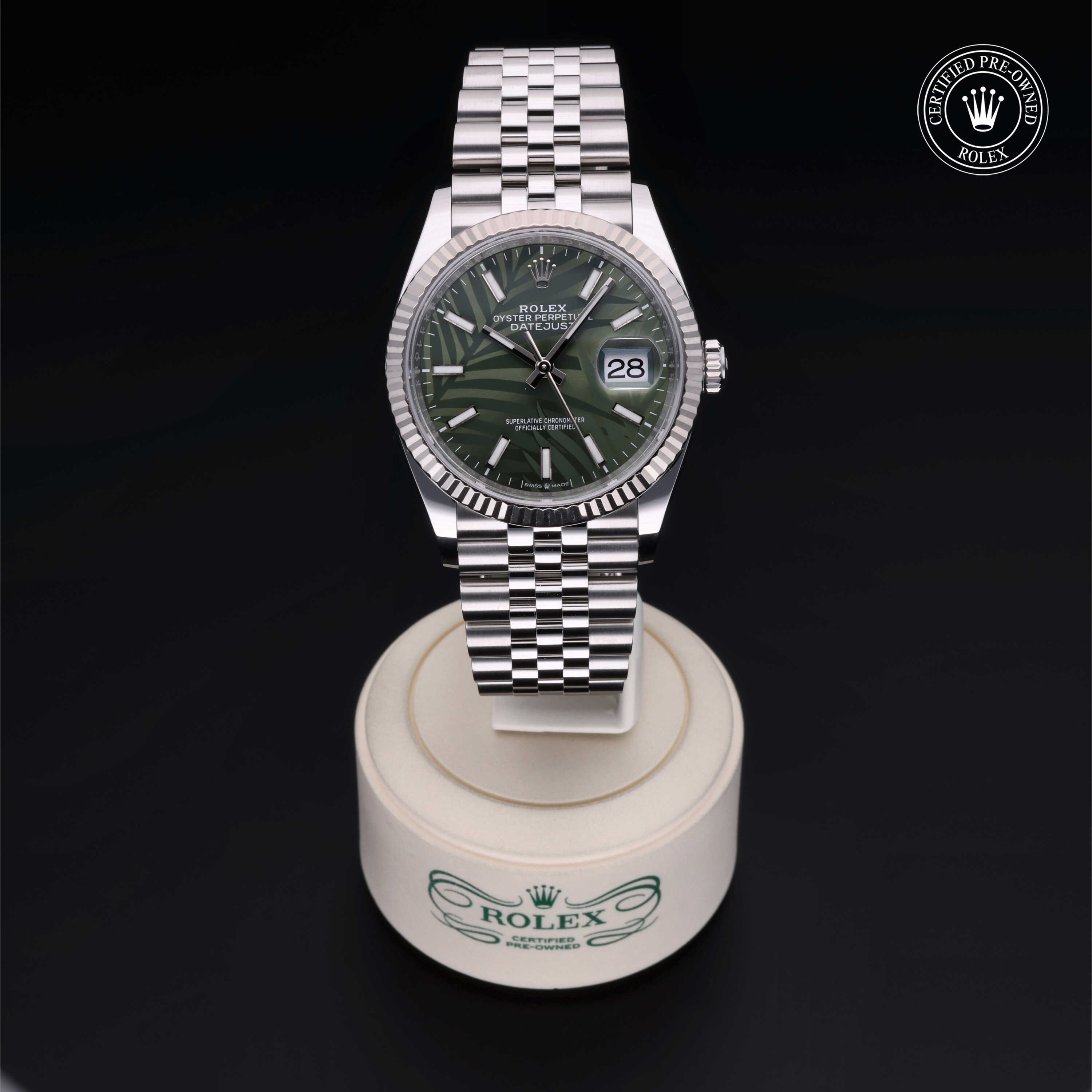 Rolex Datejust in Rolesor 18 Karat White M126234-0047 at James & Sons