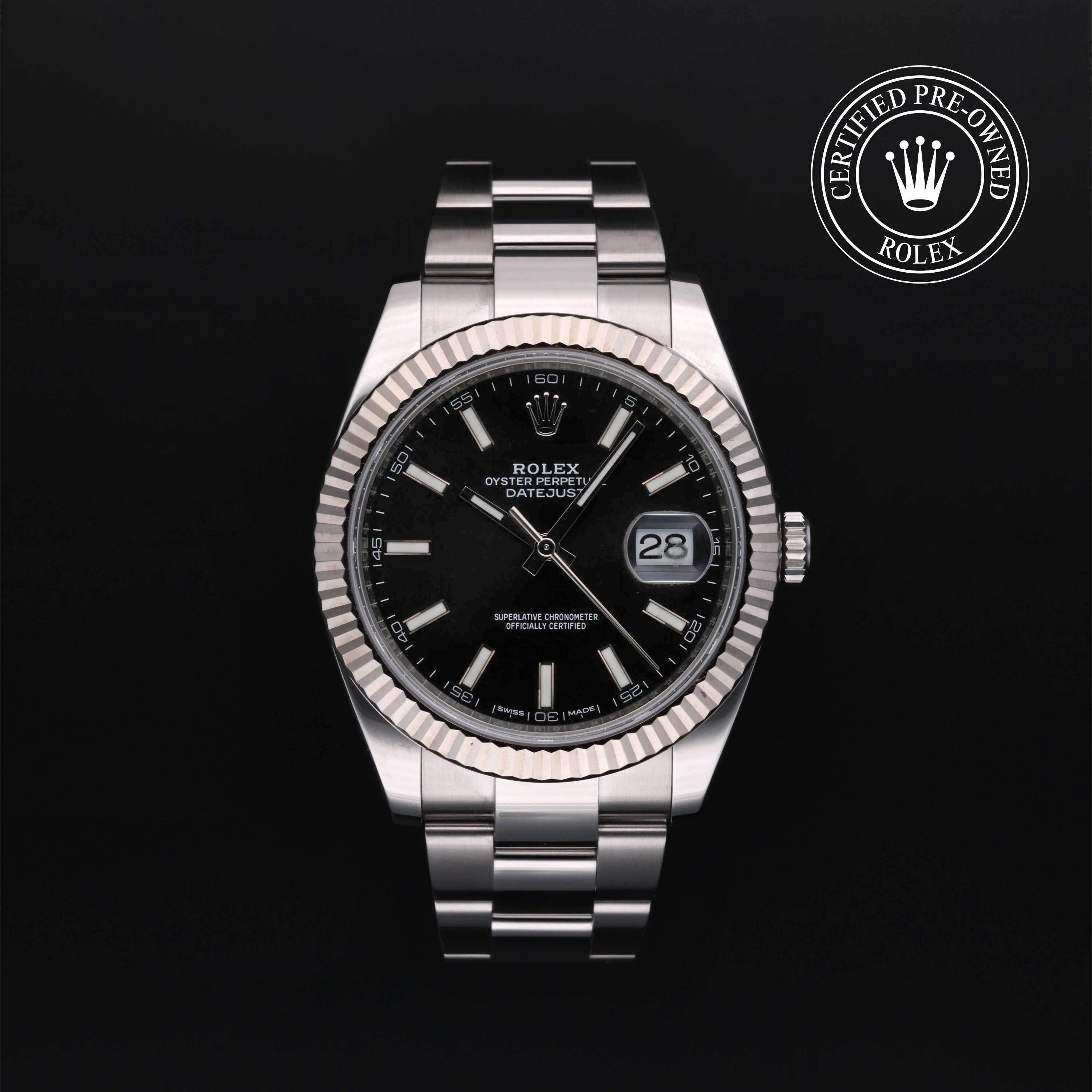 Rolex Datejust in Rolesor 18 Karat White M126334-0017 at James & Sons