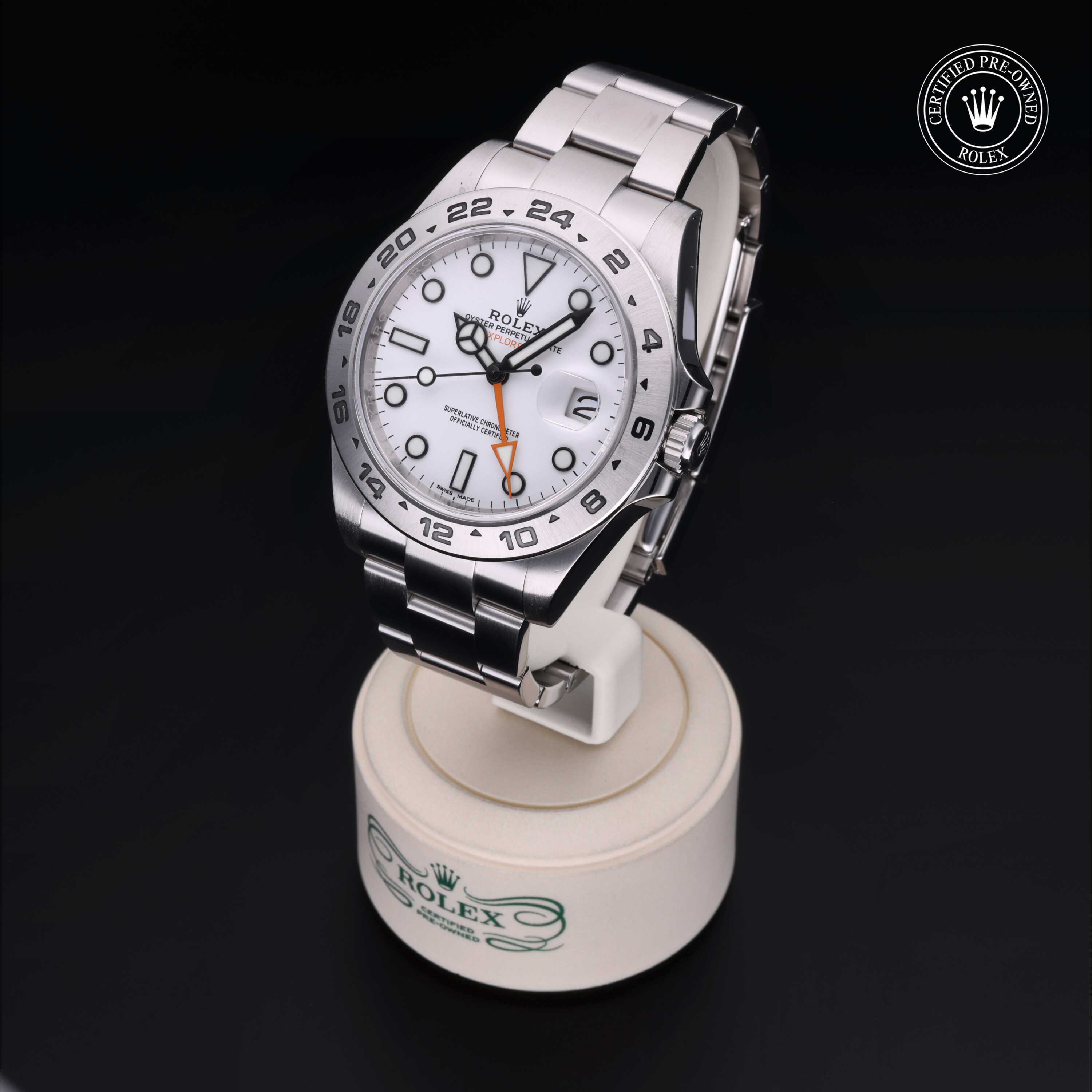 Rolex Explorer II in Steel M216570-0001 at James & Sons