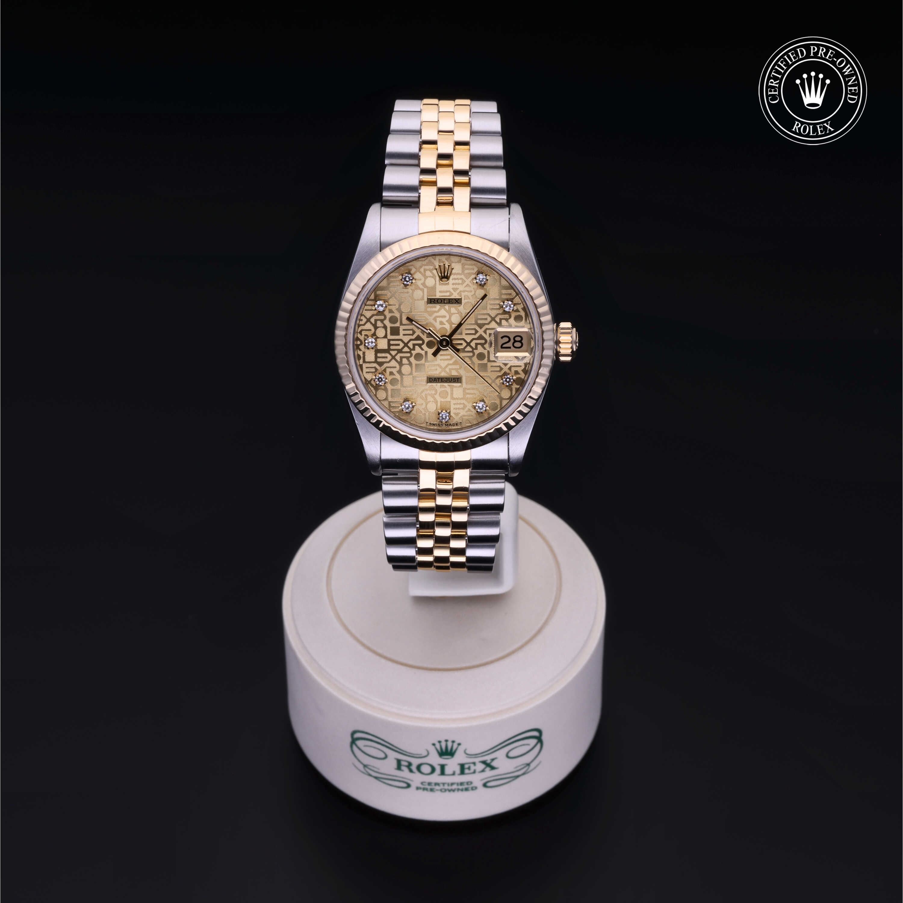 Rolex Datejust in Rolesor 18 Karat Yellow M68273 at James & Sons