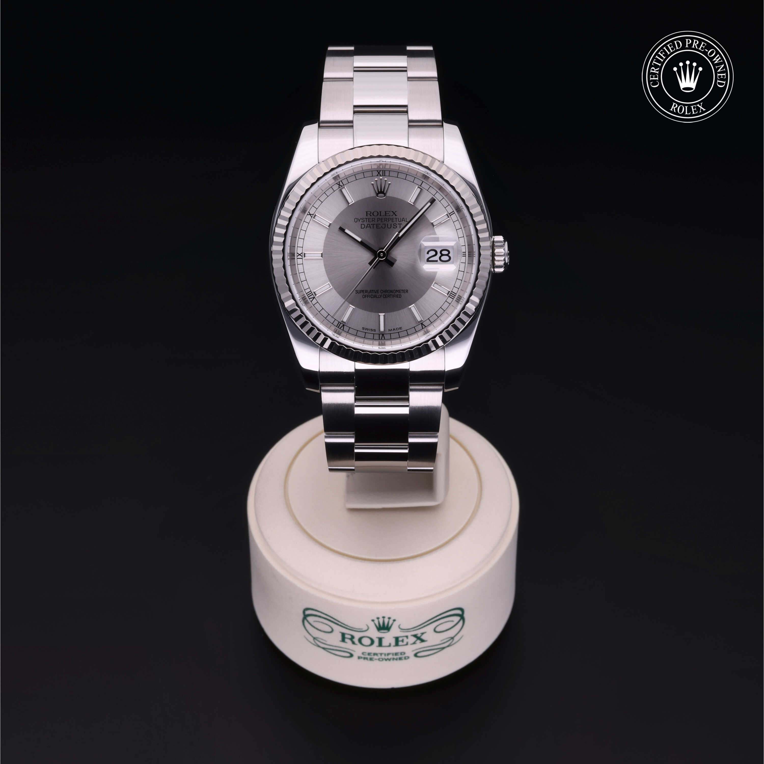 Rolex Datejust in Rolesor 18 Karat White M116234-0039 at James & Sons