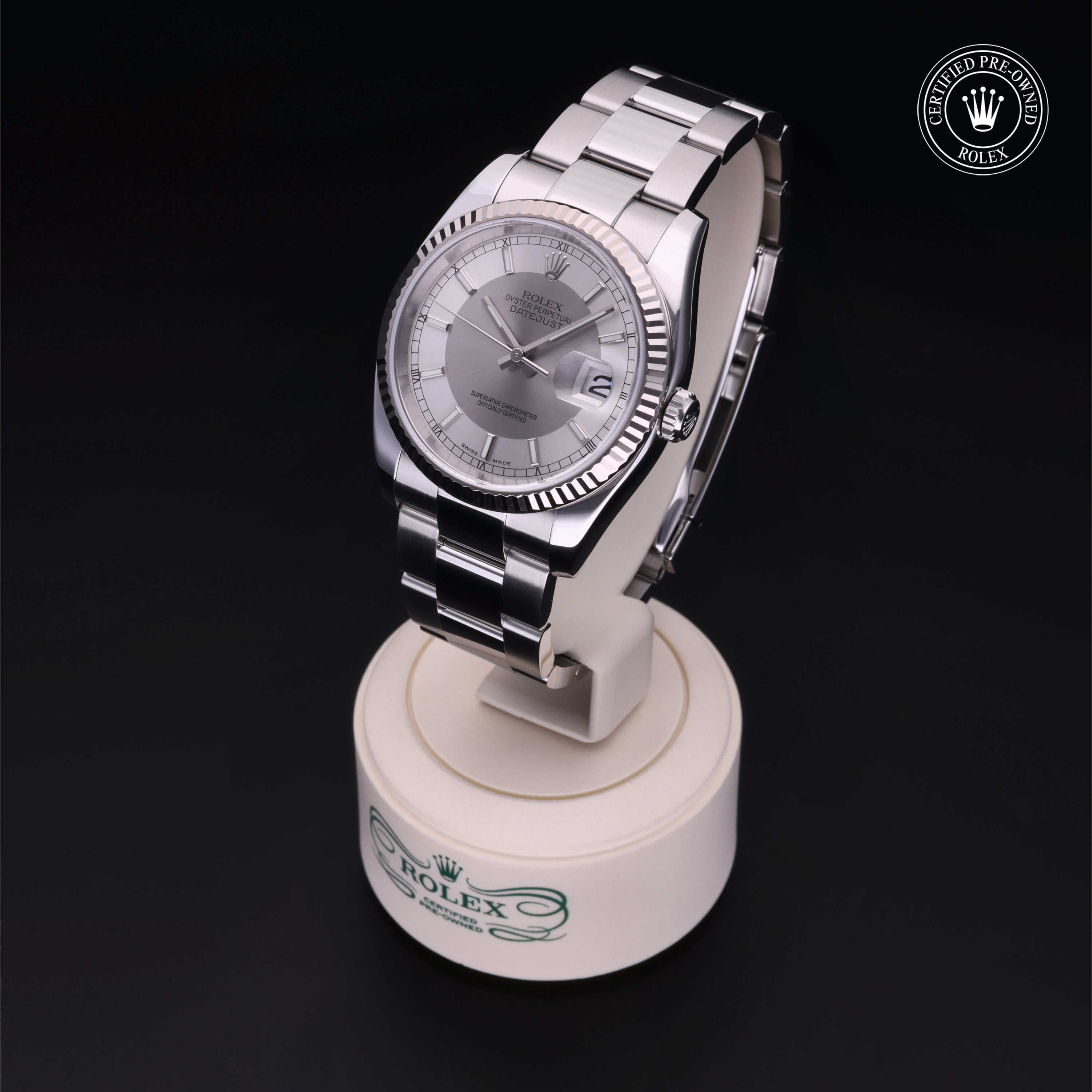 Rolex Datejust in Rolesor 18 Karat White M116234-0039 at James & Sons