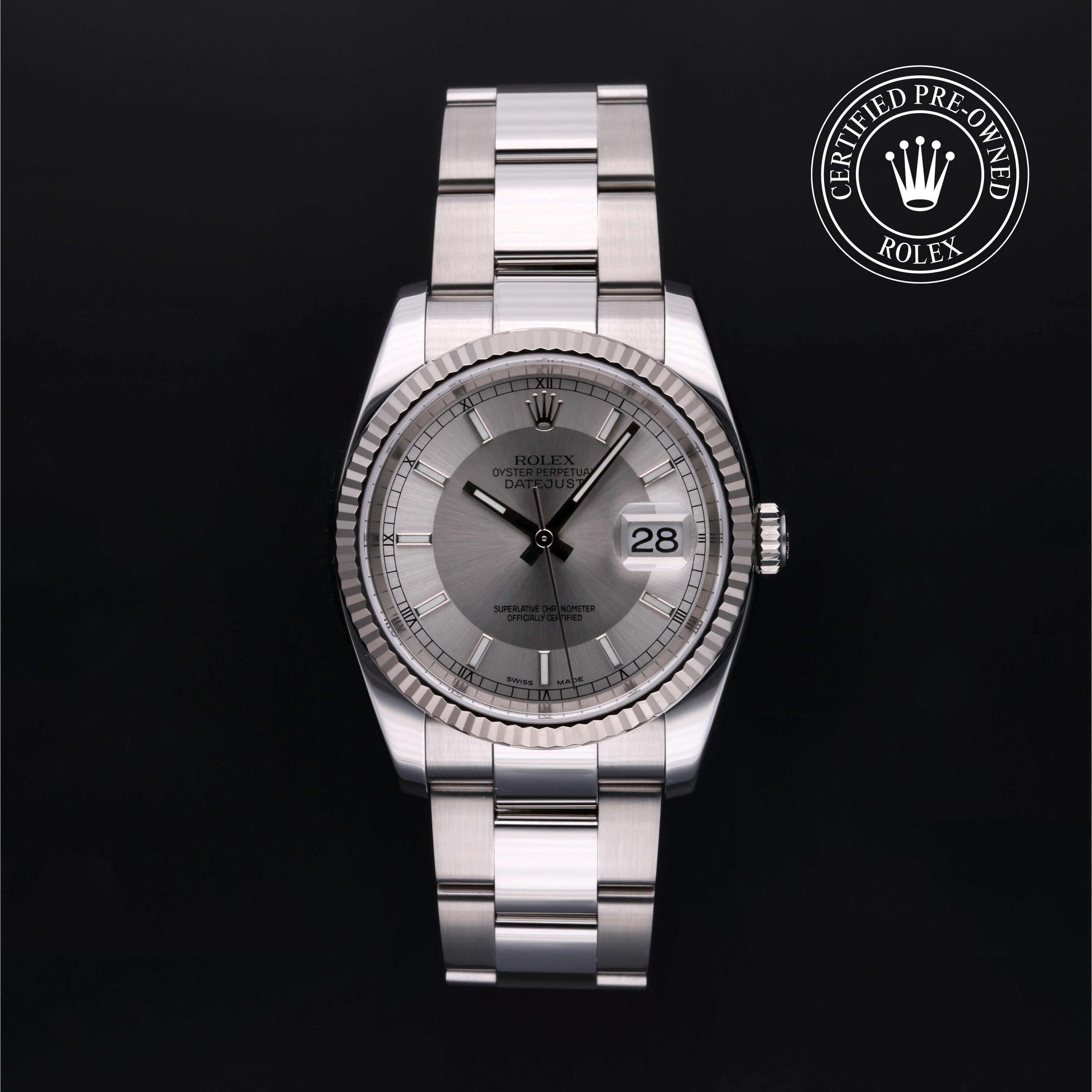 Rolex Datejust in Rolesor 18 Karat White M116234-0039 at James & Sons