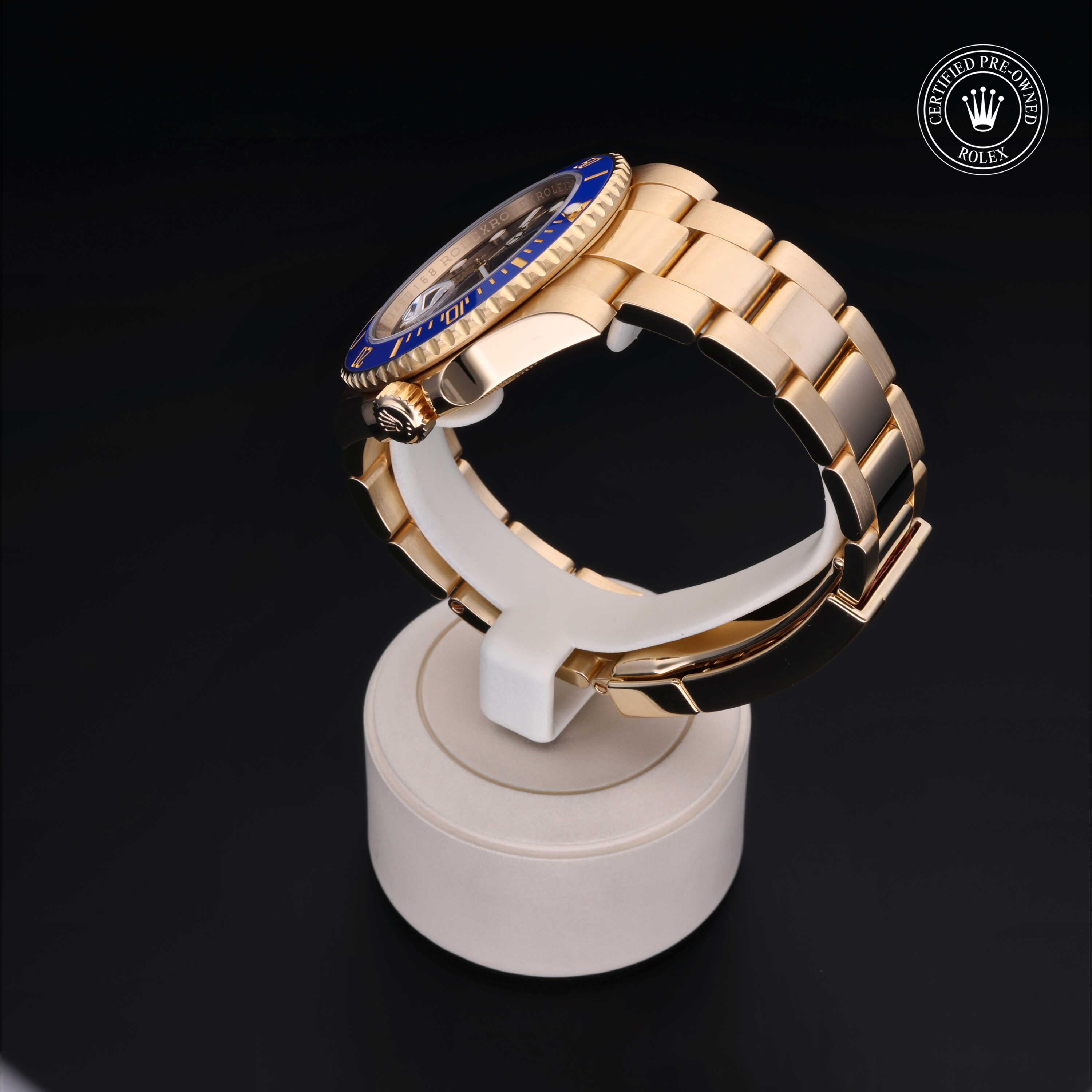 Rolex Submariner in Gold 18 Karat Yellow M116618LB-0003 at James & Sons