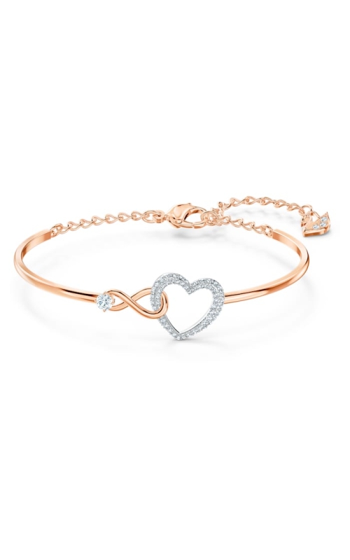 Swarovski Infinity Bangle in Rose Gold