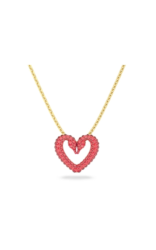 Swarovski Una Small Red Heart Pendant