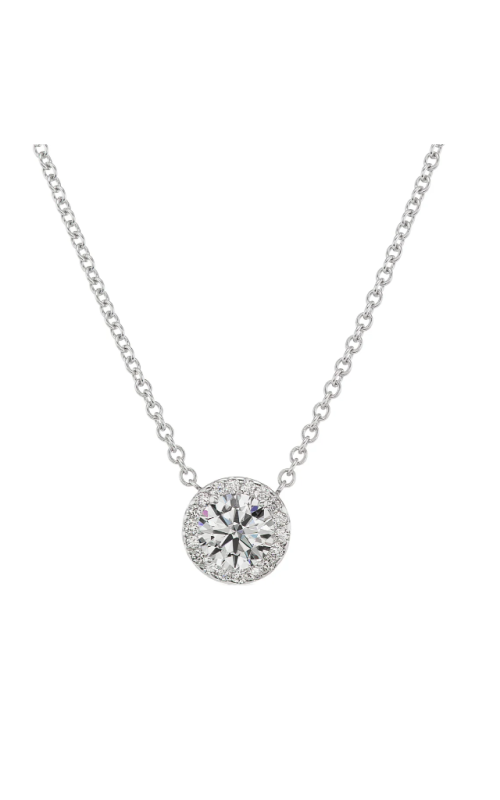 David Weisz 1.17CTW Halo Diamond Pendant