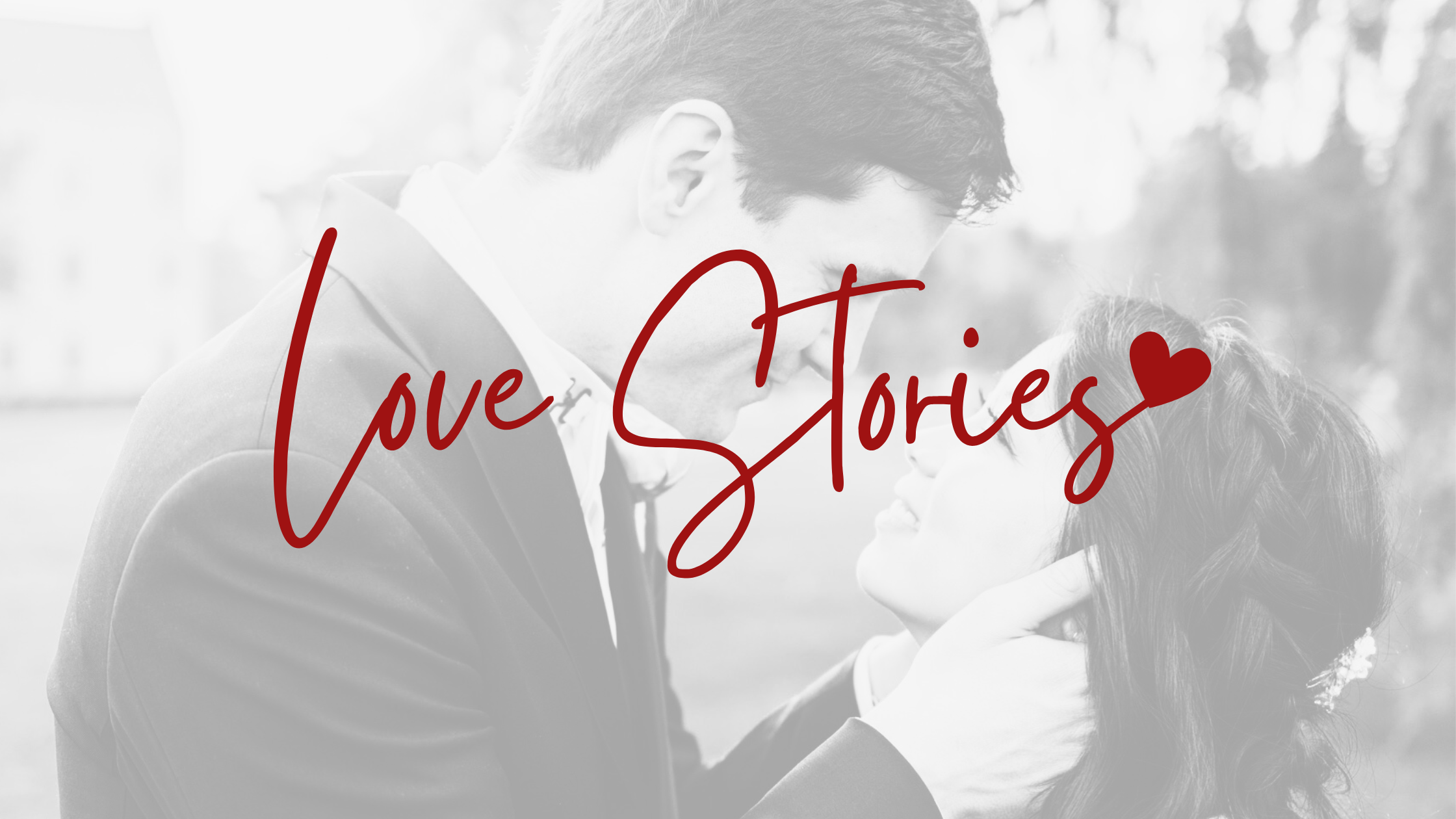 love story banner will and linda wedding