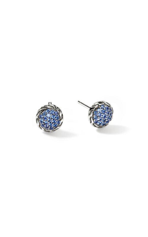 John Hardy Essential Pave Sapphire Studs