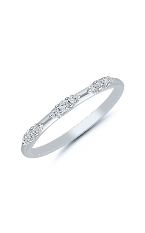 J&S Collection .15ctw Diamond Three Cluster Ring