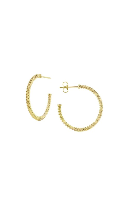 LAGOS Caviar Small 18K Gold Hoop Earrings