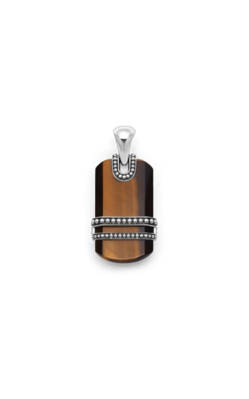 LAGOS Anthem Tiger Eye Tag Amulet