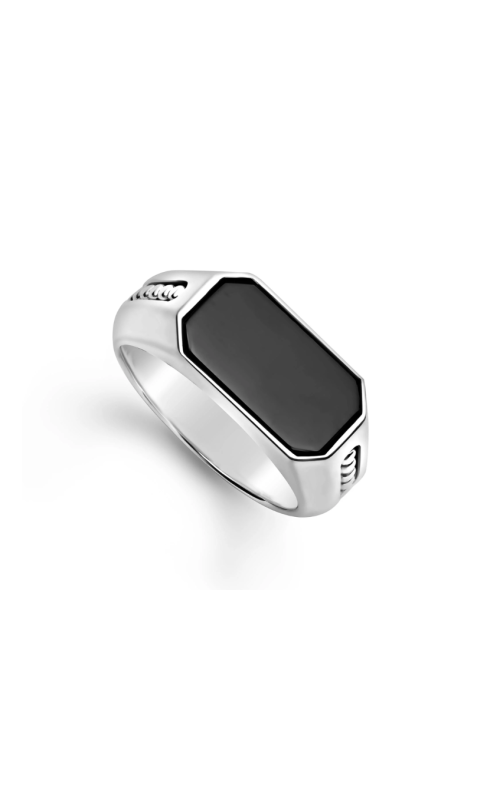 LAGOS Anthem Onyx Octagon Ring