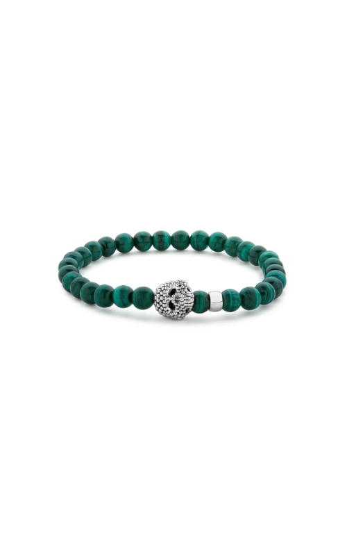 LAGOS Anthem Malachite Skull Bracelet