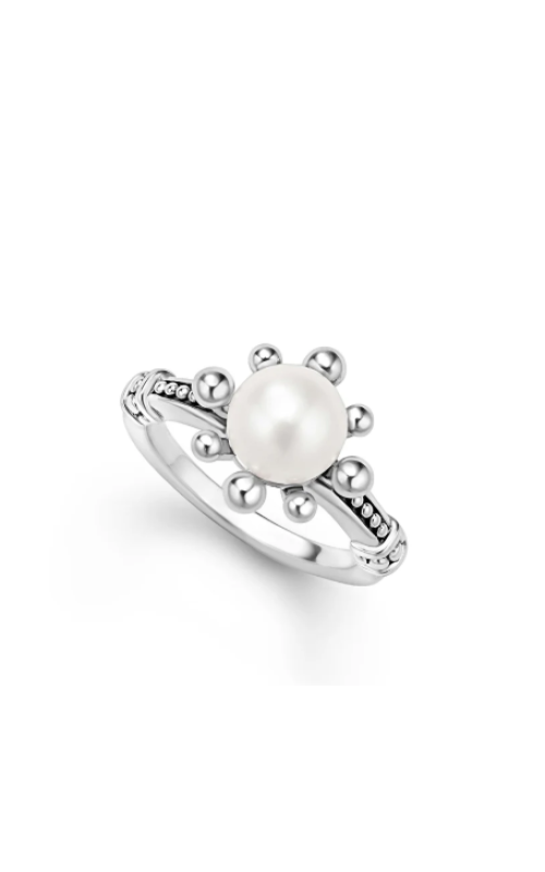 LAGOS Fleur 8MM Pearl Ring