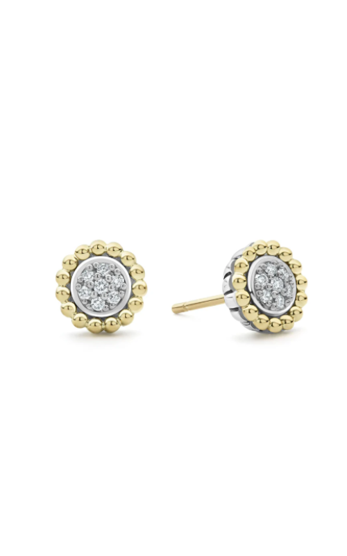 LAGOS Lux Caviar .14ctw Diamond Stud Earrings