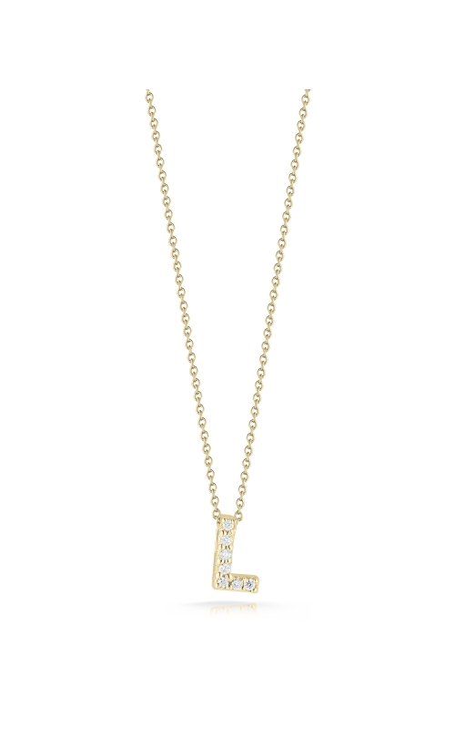 Roberto Coin Tiny Treasures Diamond 'L' Necklace