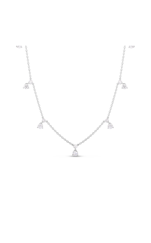 Roberto Coin 1.28ctw Diamonds by the Inch Dangling 5 Station Necklace