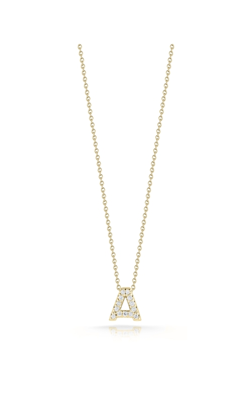 Roberto Coin Tiny Treasures .06ctw Diamond 'A' Necklace